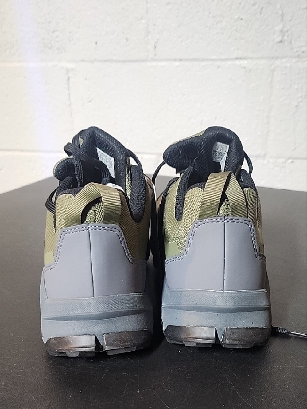 adidas Olive Green and Black Trail Sneakers - Picture 5 of 8